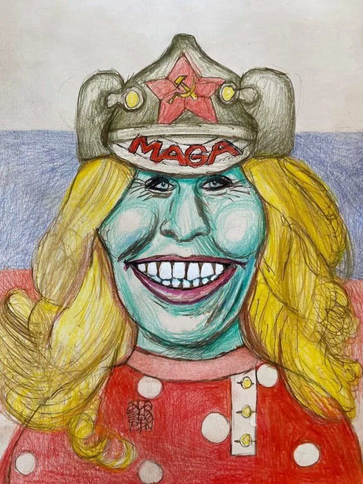 <a href="/RepMTG/">Rep. Marjorie Taylor Greene🇺🇸</a> Your Kremlin salary?