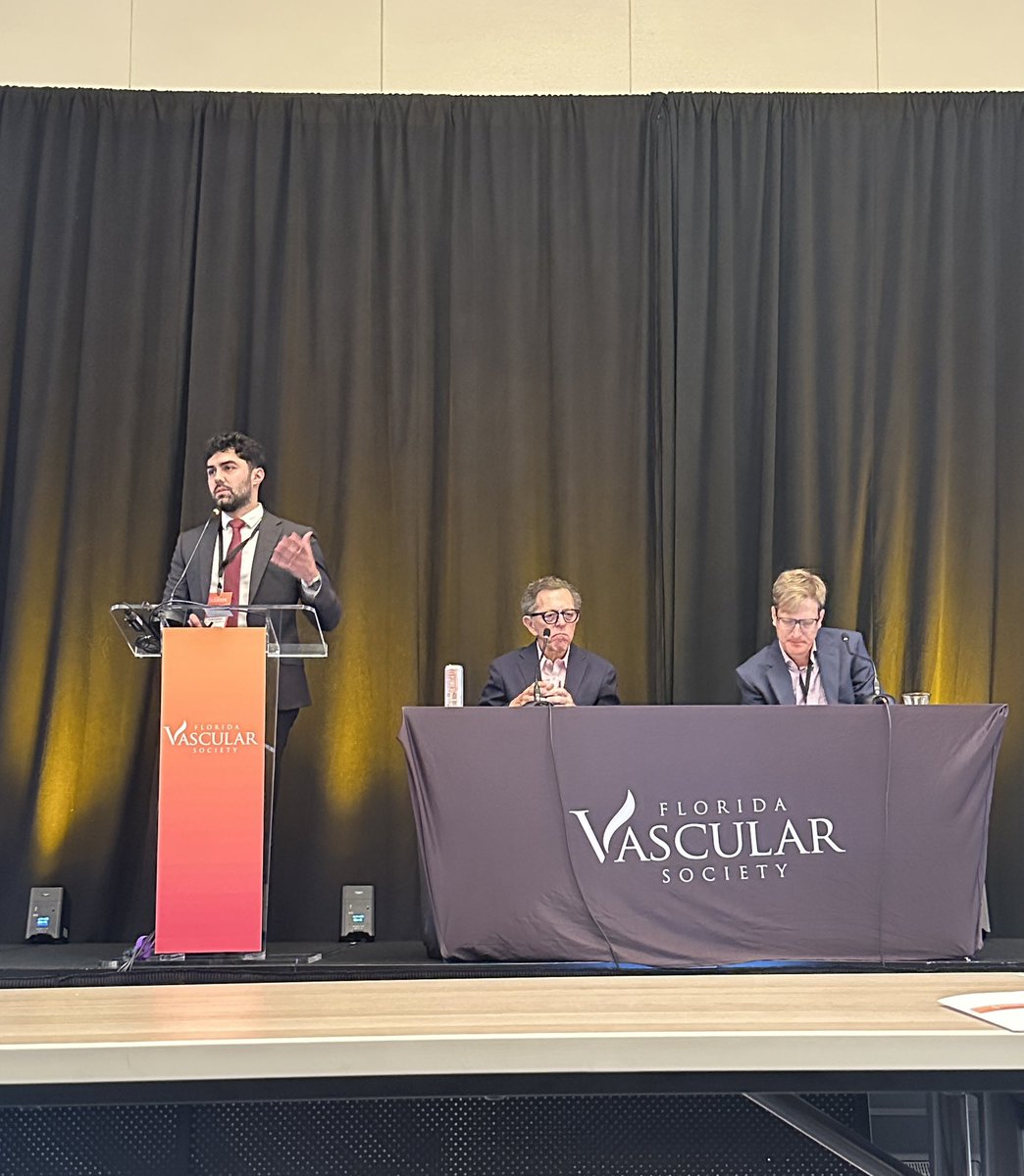 UMiami Vascular Surgery (@umvascular) on Twitter photo Congratulations to our resident and research fellow for presenting their work and proudly representing us at <a href="/FLVascularSoc/">Florida Vascular Society</a>!
#VascSurg Congratulations to our resident and research fellow for presenting their work and proudly representing us at <a href="/FLVascularSoc/">Florida Vascular Society</a>!
#VascSurg