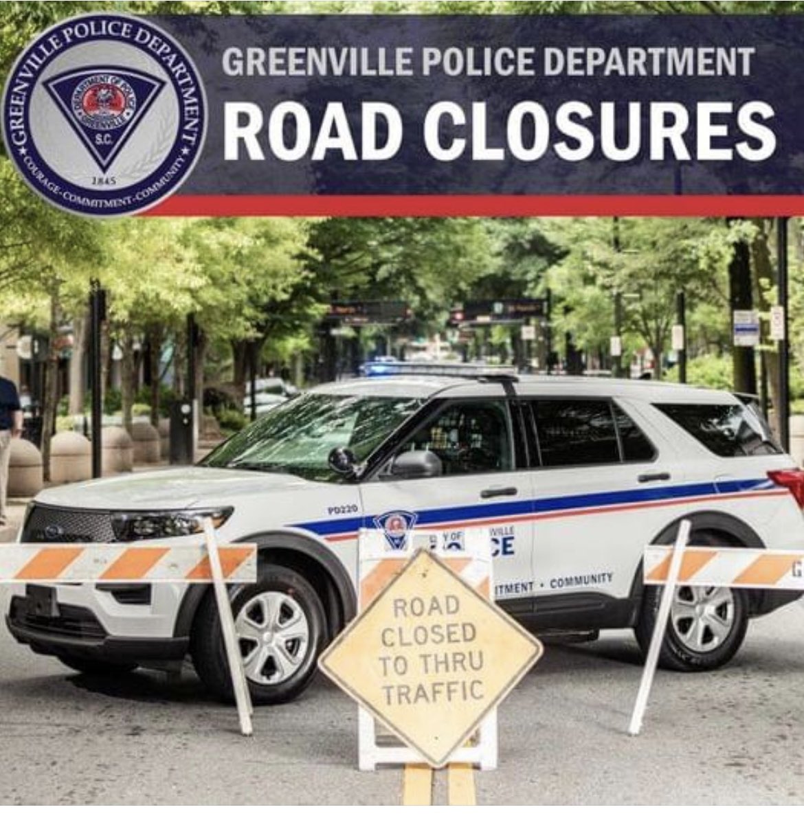 Greenville SC Police tweet media