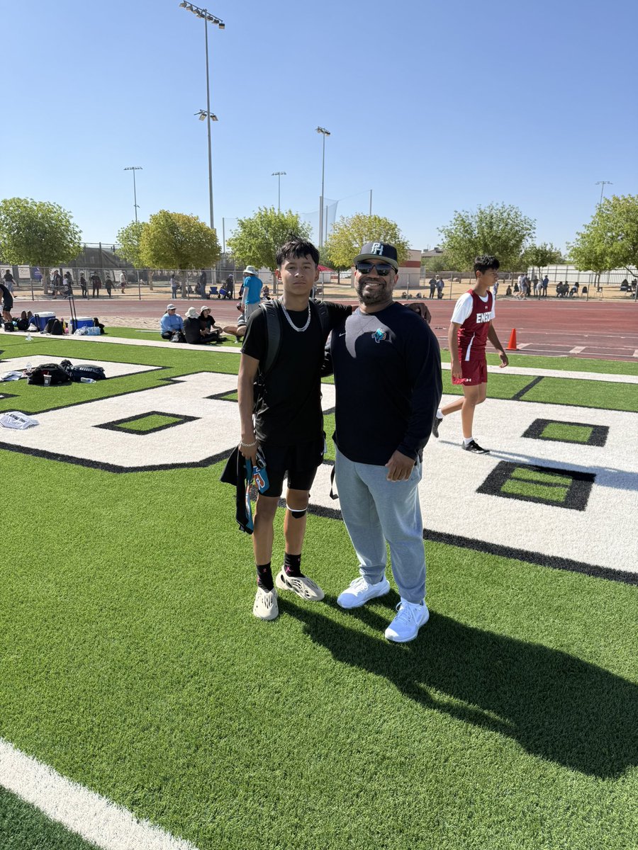 Can’t wait to work with this young man!!! He is going to be special! Big bro already going to do work this year! But I get my chance with him on the defensive side of the ball and track in 2 years!!! <a href="/PHHS_Track/">Pebble Hills Track and Field</a> <a href="/PebbleHHS_FB/">El Paso Pebble Hills High School Spartans Football</a> 

#wekeepinghimhome #theyallstaying #mindyobusiness