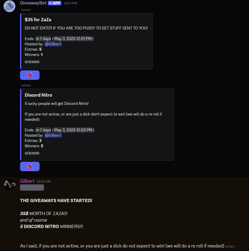TReepTeep's tweet photo. I'm doing another giveaway in my discord server, after we hit 1, 250 Members! We plan on doing a lot more now that we just continue to grow, grow, and grow. https://t.co/72MyeL66I0 https://t.co/4hyBkqP55c