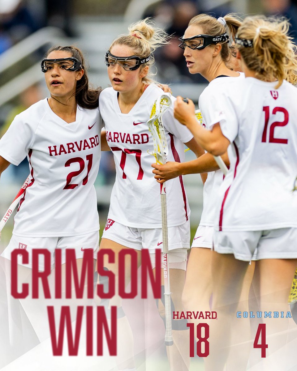 Took care of business. 

#HarvardWLax 
#GoCrimson