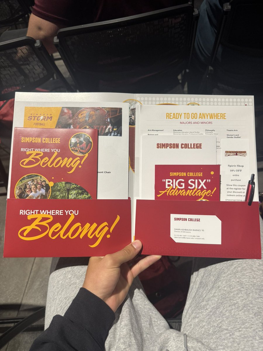 J_Tomp52's tweet image. Had a wonderful time today at Simpson college! Thank you @OLCoachBoyer for the invite!
@scstormfootball @coach_yars @FMPMentoring