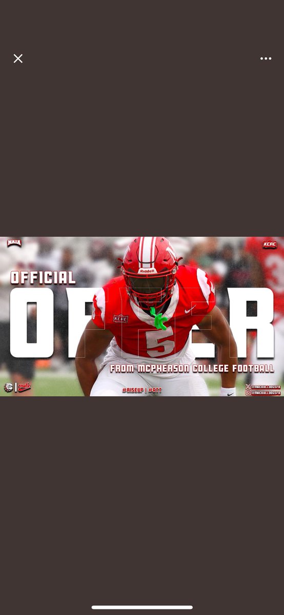 After a great conversation with <a href="/Kaden_Beavers/">Kaden Beavers</a> i’m blessed to receive my second offer!
<a href="/CodyStutts/">Cody Stutts</a> <a href="/sterling__trey/">Tre Sterling</a> <a href="/FootballSvale/">Sunnyvale Football</a> <a href="/RaiderBuilt/">Sunnyvale ISD Athletics</a> <a href="/MACBulldogsFB/">McPherson Football</a>