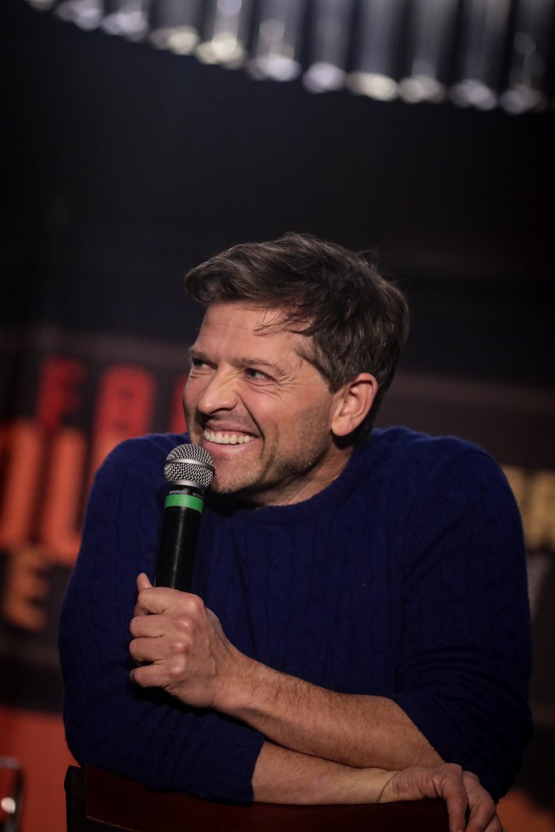 Misha Collins onstage at #SPNMINN! 

Don’t forget to catch his “A Good Idea” show tonight! Tickets are still available at bit.ly/CEMinn
