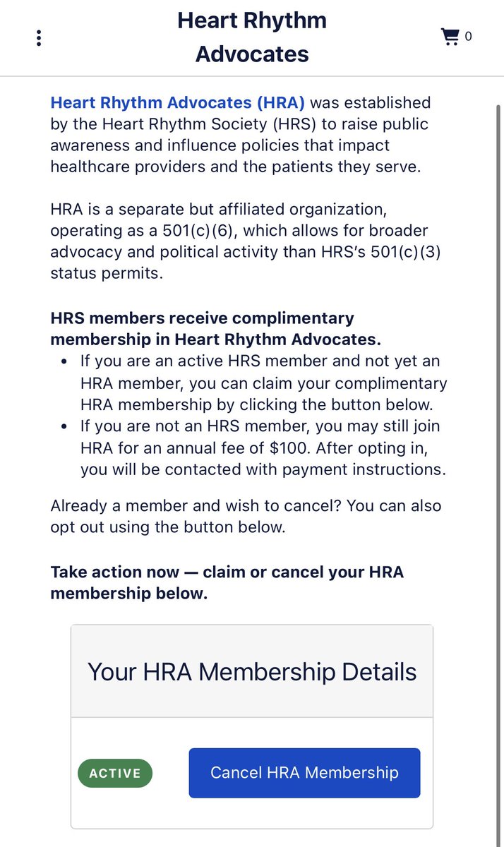 Scott J. Greenberg, MD, FHRS (@sgreenbergmd) on Twitter photo 🚨 EMERGENCY - To all EP's and Allied Professionals:
It's time to join Heart Rhythm Advocates (<a href="/HeartRhythmAdvo/">Heart Rhythm Advocates</a>). We need every single one of you!
It's easy to join. 1) Login to your HRS account and opt-in on the left hand side (see attached pics). It's free for HRS members, 🚨 EMERGENCY - To all EP's and Allied Professionals:
It's time to join Heart Rhythm Advocates (<a href="/HeartRhythmAdvo/">Heart Rhythm Advocates</a>). We need every single one of you!
It's easy to join. 1) Login to your HRS account and opt-in on the left hand side (see attached pics). It's free for HRS members,