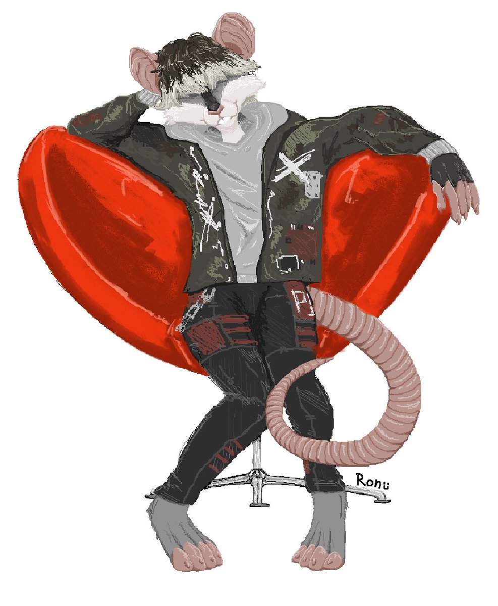 Fullbody for CoyoteStarch, made in MS Paint