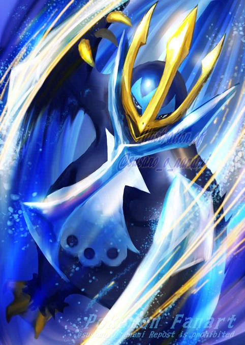 Empoleon#世界ペンギンの日 #ポケモンイラスト 