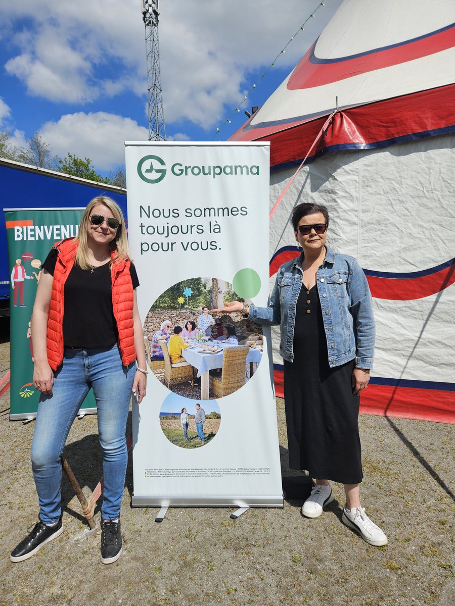 02_nadege's tweet photo. 🎪 Un moment magique sous le chapiteau !
Aujourd'hui, les Élus et Collaborateurs Groupama de Vervins, Montcornet et Marle sont ravis d'accueillir leurs sociétaires et prospects pour une journée exceptionnelle au cirque 🤹‍♂️🤡.
Un instant de partage et d’émerveillement ✨ https://t.co/0wNojS02Vm