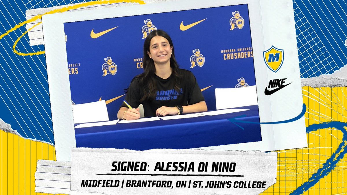 MUCrusadersWSOC's tweet image. SIGNING ALERT!
Welcome to Madonna University, Alessia Di Nino!
Alessia joins us from Brantford, Ontario. She currently plays for Hamilton United SC.