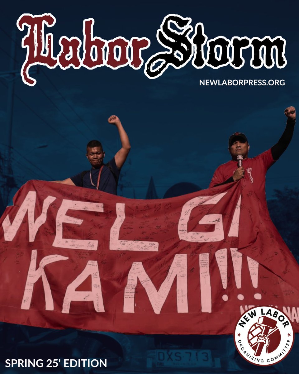 NewLaborPress's tweet image. The first edition of Labor Storm, the newsletter of the NLOC is out now. Featuring international correspondence with Vì Dân Phục Vụ in Vietnam and reports from 5 shop organizations.
Read Here:
newlaborpress.org/2025/04/18/lab…