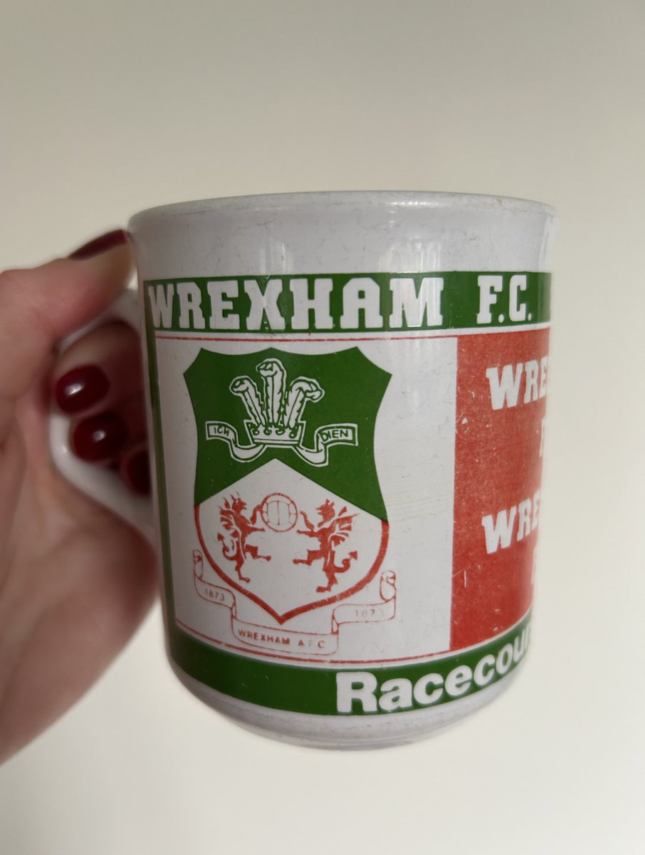 lucyduk's tweet photo. When this comes out of the cupboard for the pre-match lunch you know it’s a big day for #WrexhamAFC. In our hands now… let’s go boys! 🤞 #WxmAFC https://t.co/vpINyrzSWr