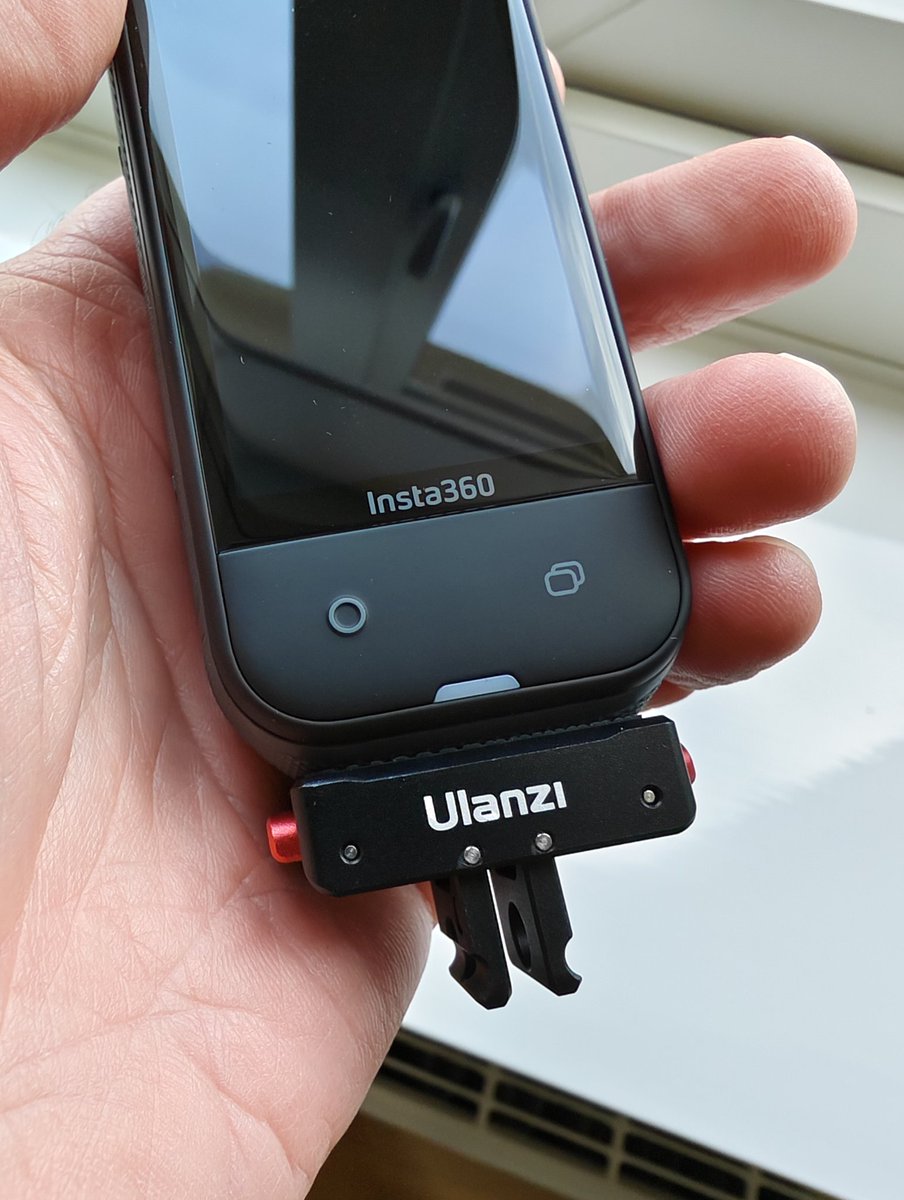 The <a href="/insta360/">Insta360</a> X5 uses the same magnetic mount as their other products. Nice. They're not always the best at accessory compatibility!