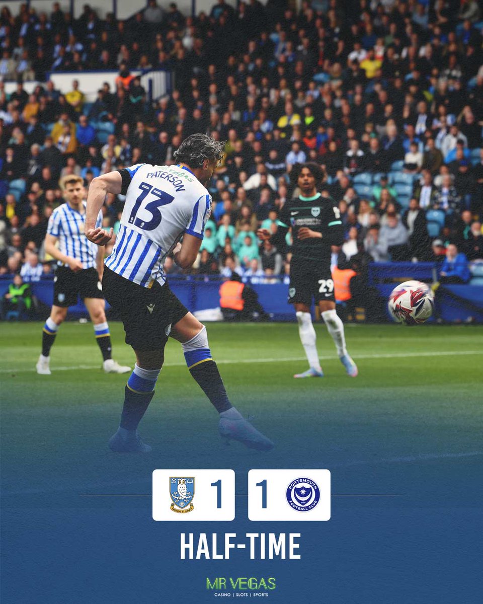 ⏸️ Level at half time.

#SHWPOR | <a href="/MrVegas_Casino/">MrVegas</a>
