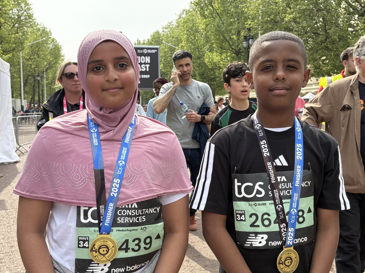 NelsonPriSchool's tweet photo. Some of our amazing pupils took part in the mini @LondonMarathon Well done to all who took part. #proud https://t.co/ztDf691H0C