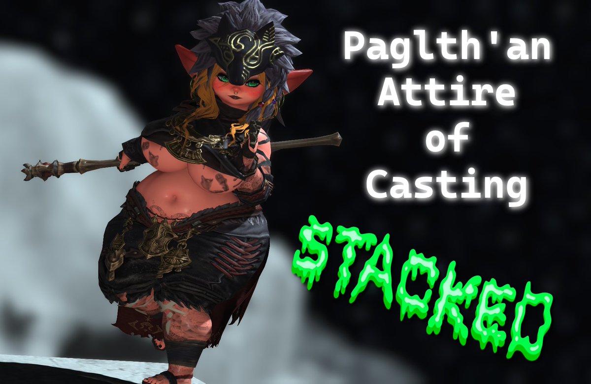 Let your Tribal spirit out with the Paglth'an Casting Attire
now for stacked!

The outfit is now out for Early Access and becomes public at the 17th of May!
patreon.com/posts/stacked-…