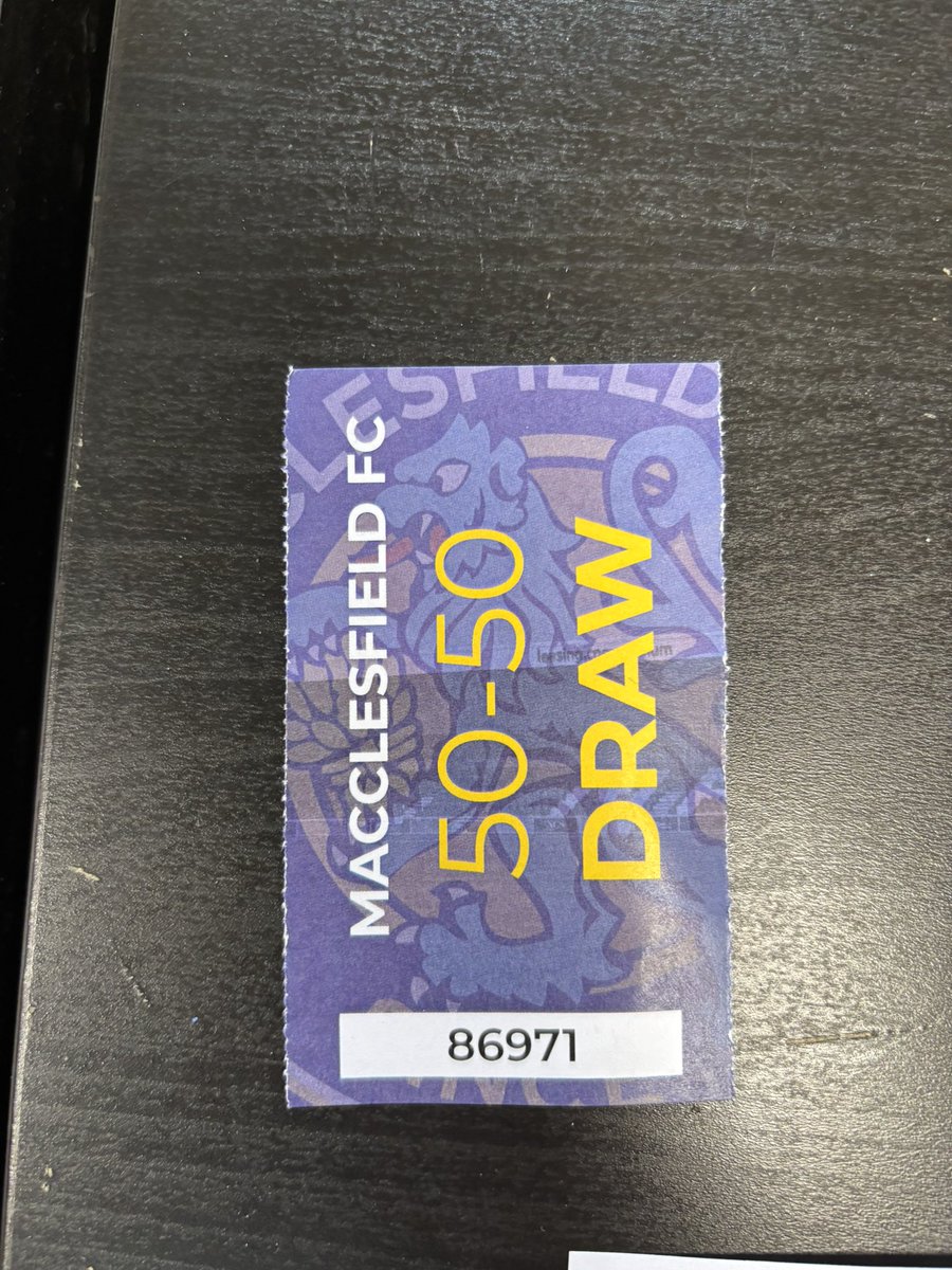 Today’s winning 50-50 number can be found 👇 
<a href="/thesilkmen/">Macclesfield FC (C)</a> <a href="/WhitbyTownFC/">Whitby Town FC</a>