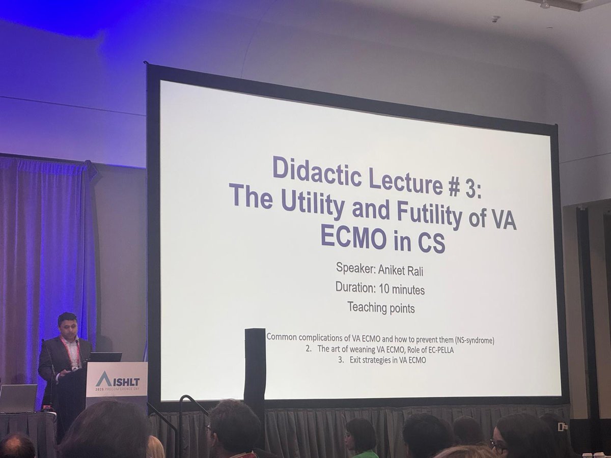 Aniket Rali, MD, FACC, FCCP (@aniket_rali) on Twitter photo Thank you for this opportunity to present on VA-ECMO in HF-CS! 
<a href="/VUMChealth/">Vanderbilt Health</a> Thank you for this opportunity to present on VA-ECMO in HF-CS! 
<a href="/VUMChealth/">Vanderbilt Health</a>