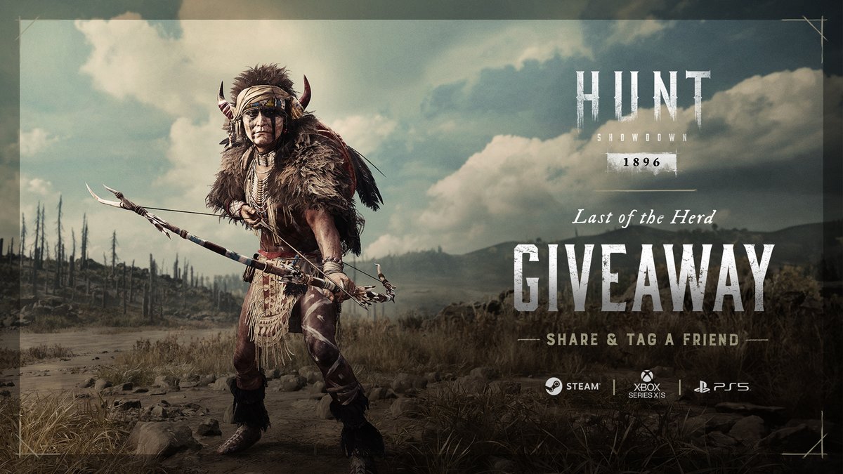 Kick off the weekend with a Last of the Herd DLC giveaway! 💀🔥

For every 100 Retweets, we’ll give away a DLC key for Last of the Herd!

To enter:

✔️ Follow us
♻️ RT this post
💬Tag a friend

Good luck, Hunters!