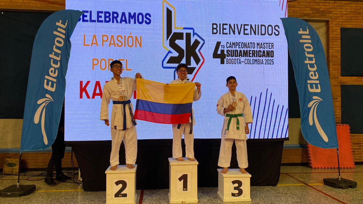 jukare's tweet photo. JuanMi Campeón Sudamericano de Karate 2025 🏅🥈🇨🇴🥋 https://t.co/vJhDwE4nEJ