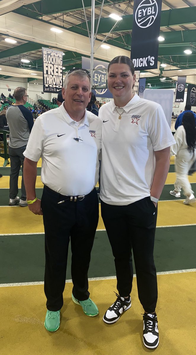 WELCOME BACK to STARZ 2019 grad RIVER BALDWIN who joins our 17U &amp; 16U EYBL Coaching Staff after helping lead <a href="/PackWomensBball/">NC State WBB 🐺🏀</a> to NCAA FINAL 4 in 2024 &amp; playing Overseas recently! River was a <a href="/McDAAG/">McDonald's All American Games</a> All-American,
Jordan Brand Game &amp; <a href="/usabjnt/">USABJNT</a> Finalist! 
Let’s Go <a href="/BaldwinRiver/">River Baldwin</a>! ⭐️