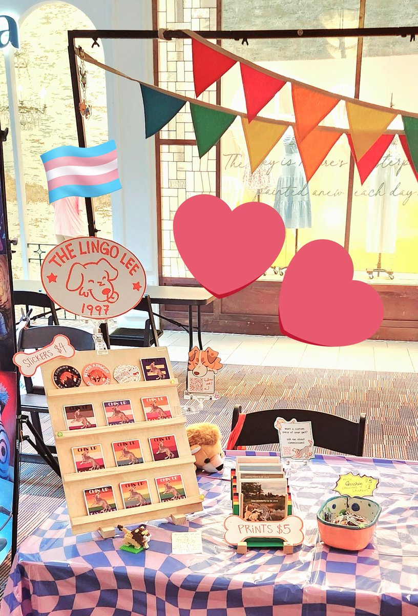 first time vending in a while - come say hi today at the Polaris Mall, just outside the Abercrombie!
im vending with <a href="/wurmwurks/">will</a> 👍🏻