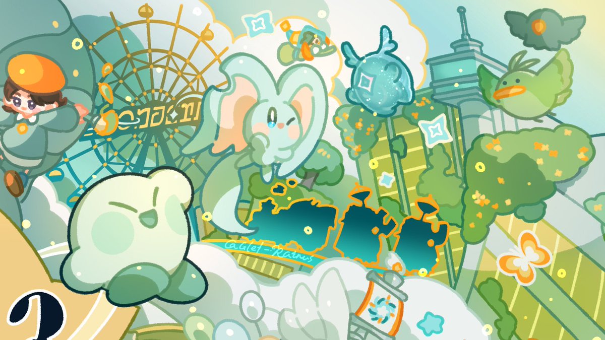 Glef_Rainus's tweet image. #星のカービィ33周年
#Happy33rdBirthdayKirby
#星のカービィ生誕祭2025