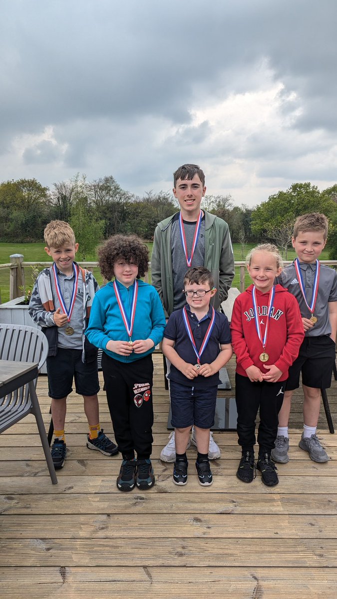 First Swing Golf (@firstswingacad) on Twitter photo Well done to all the children who took part in the Junior Competition today <a href="/BrynMeadows/">Bryn Meadows</a>
⛳
Big well done to Sonny & Ellis who came 1st on the Main Course and Well done to Josh and Osian who came 1st on the Academy Course 🥇
See you in the next competition soon 😊
#juniorgolf Well done to all the children who took part in the Junior Competition today <a href="/BrynMeadows/">Bryn Meadows</a>
⛳
Big well done to Sonny & Ellis who came 1st on the Main Course and Well done to Josh and Osian who came 1st on the Academy Course 🥇
See you in the next competition soon 😊
#juniorgolf