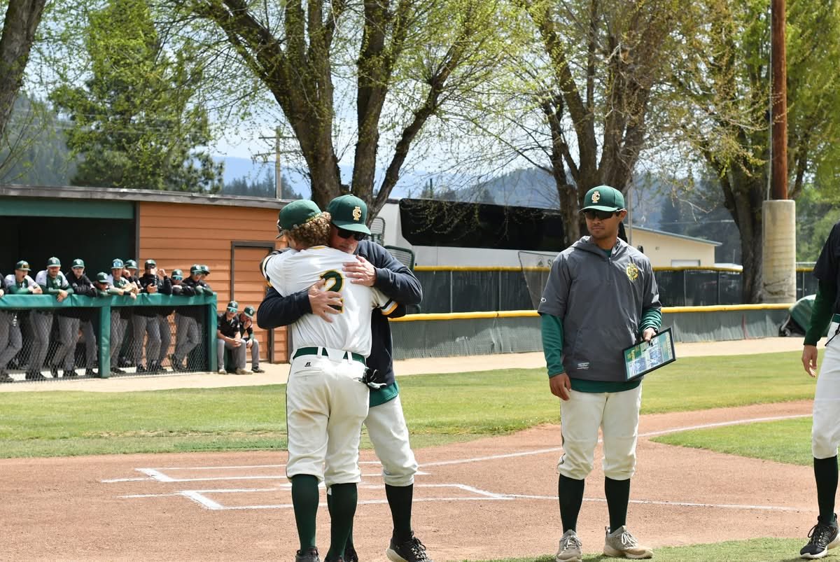 Sophomore day at Feather River for OC baseball alumni Kolt Kurzman and Coach Terry Baumgartner!