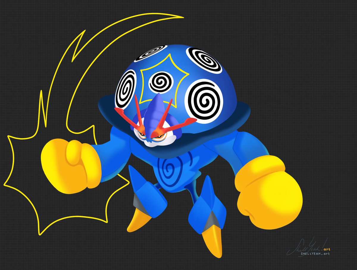 shellyeah_art's tweet image. Your POLILER has evolved into POLIBEETLE!

Poliwrath + Orbeetle =Polibeetle

#pokemon #fakemon #bugtype #pokemonfusion
💫🤛💫✊💫👊