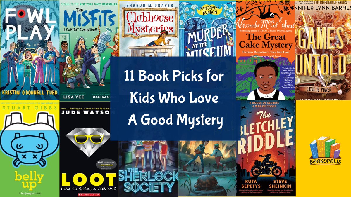 Bookopolis's tweet image. Love a good mystery? Us too! Here are 11 mysteries we can't get enough of. Filled with suspense, suspects, surprising twists, and brilliant detectives, your young reader is sure to find one they love! #keepkidsreading #bookrecommendations - mailchi.mp/bookopolis/apr…