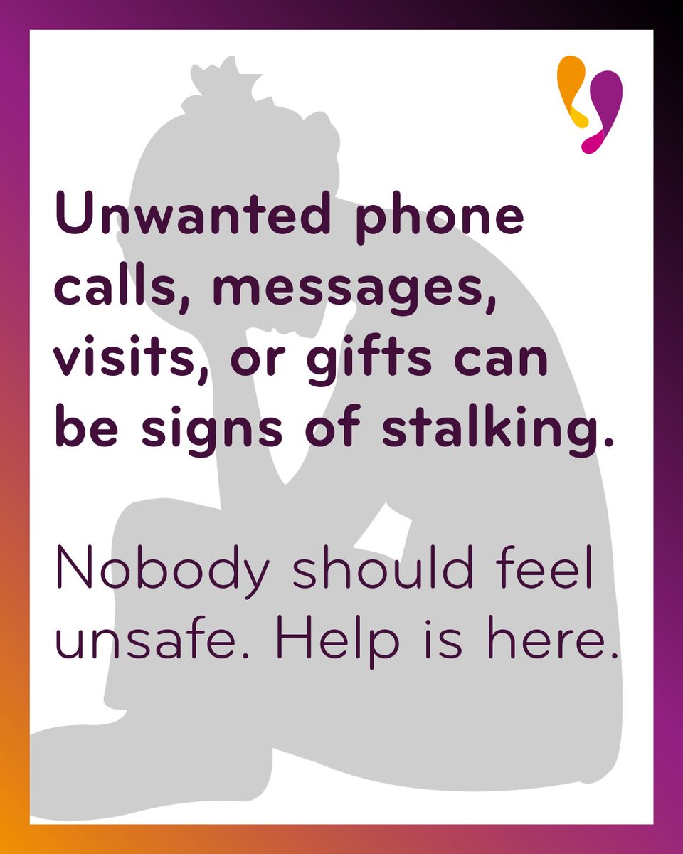 LiveFearFree's tweet photo. 🔍 Stalking can happen to anyone 🔍

Look out for:
🔹 Repeated calls, messages, gifts, or visits
🔹 Unwanted surveillance

No one should feel unsafe. Reach out if you’re affected.
📞 0808 80 10 800
📱 0786 0077333
📩 info@livefearfreehelpline.wales

#LiveFearFree #NSAW2025 https://t.co/wo7N2MzvEM