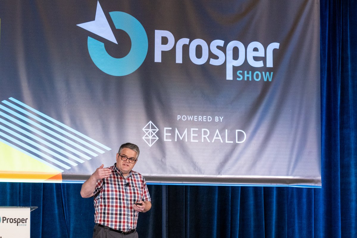 We wrapped up #ProsperShow2025 with powerful insights from James Thomson, Prosper Show Co-founder and eCommerce advisor. His closing keynote, “Failing Better on My Journey to Entrepreneurial Success,” reminded us all that growth comes from resilience.