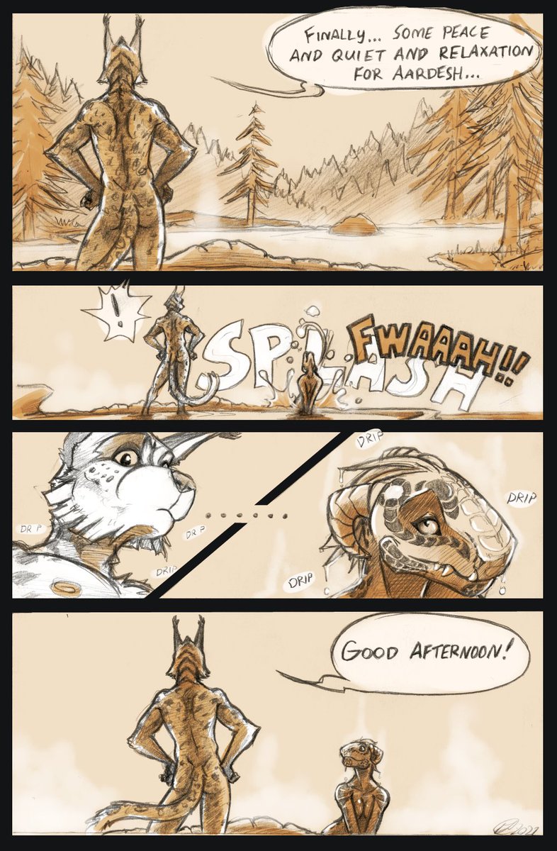 DanoGambler's tweet image. I have a feeling there will be more Cats and Lizards here in the near future! Not just Aardesh, but maybe a cat-gal we haven't seen before...