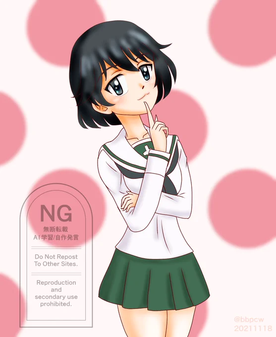 優季ちゃん過去絵でお祝いですわー#宇津木優季生誕祭2025 #ガルパン #garupan 
