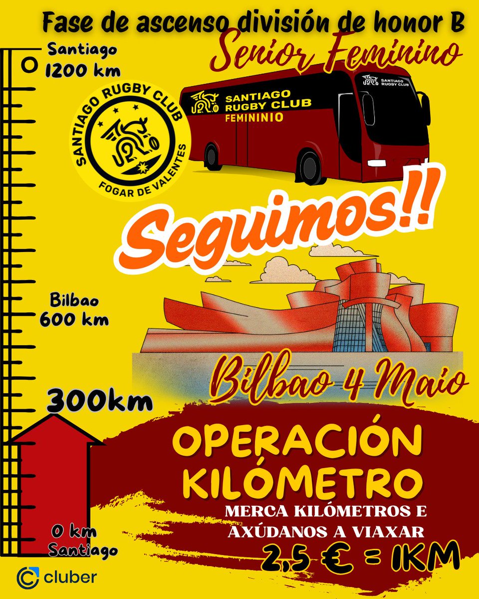 Seguimos coa aoperación Km. E se xa compraches kilómetros podes facerte Socio:
app.cluber.es/clubes/66d7358…