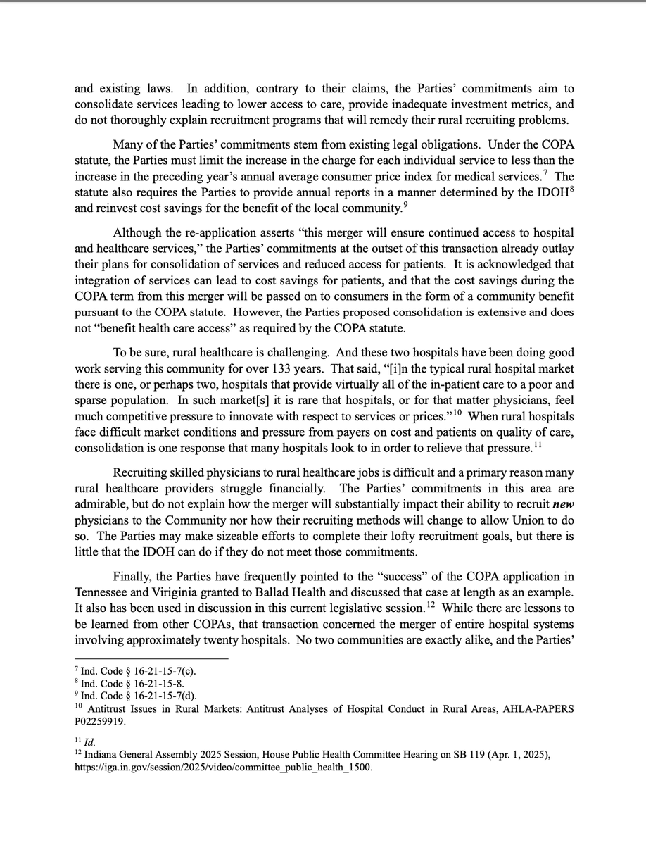 Zack Cooper (@zackcooperyale) on Twitter photo Impressed by the letter Indiana AG <a href="/ToddRokitaIN/">Todd Rokita</a> sent opposing the merger of Union Health and Terre Haute Regional Hospital. He gets the economics totaly right. All politics are local, so it took some political courage to write. image.subscription.in.gov/lib/fe2e117473… Impressed by the letter Indiana AG <a href="/ToddRokitaIN/">Todd Rokita</a> sent opposing the merger of Union Health and Terre Haute Regional Hospital. He gets the economics totaly right. All politics are local, so it took some political courage to write. image.subscription.in.gov/lib/fe2e117473…