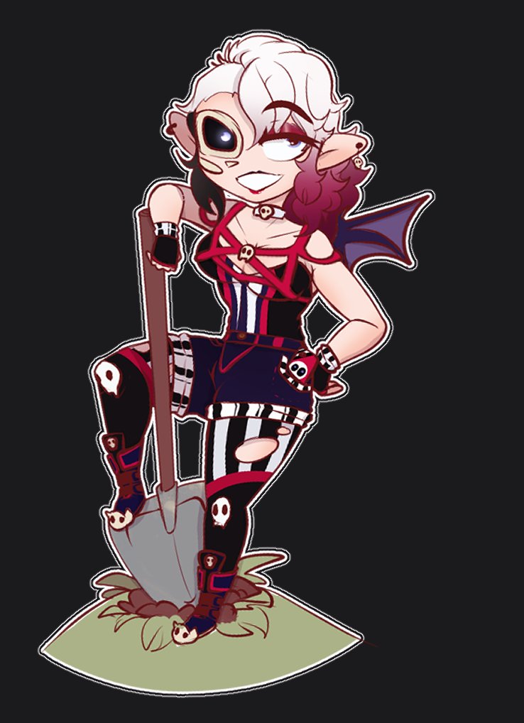 CatiPOPurr's tweet photo. 🌱Solo Chibi for @helbite !
Gifted as a thank you for a gift ;w;
#vtuber #chibi #helbite #scribbhel https://t.co/m5UtTwcDtF