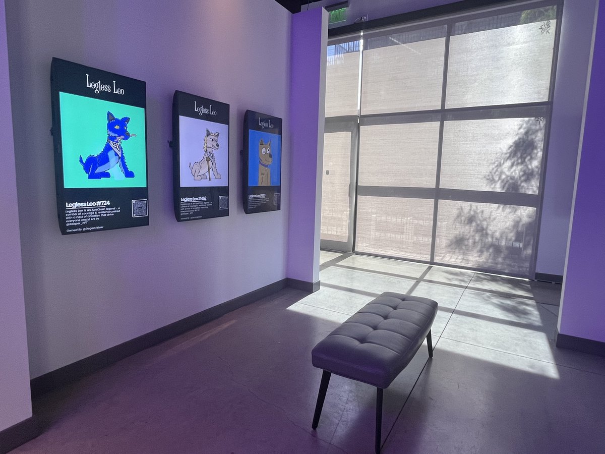 GM GM!! Make sure to stop by the Gallery today - open 11am to 5pm today! <a href="/LeglessLeo/">Legless Leo</a>