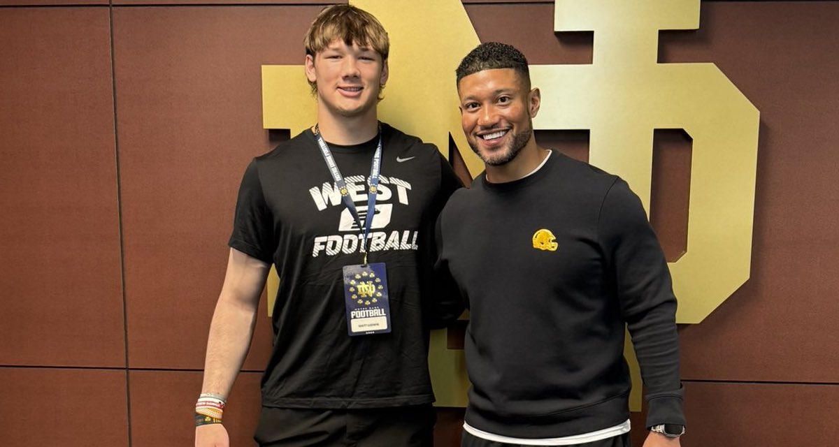 Notre Dame continues to impress On3's No. 5 TE Matt Ludwig who returned to South Bend this week.

"The culture that has been built there is why they have so much success.”

Story: on3.com/news/notre-dam…