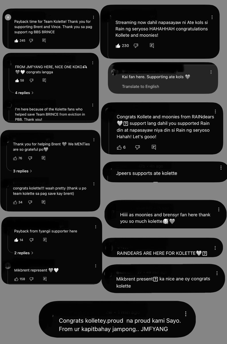 dunetzky's tweet photo. Thank you po kapitbahays na nagsupport sa first MV ni Kolette and Raven. From JmFyang, JarFyang, FyangSlayers, Jpeers, Kaimates, MikBrent, Brince, Solid Brent, BrEsynr and lalo na ang Raindears grabe. Maraming Salamat po! Sana ganito lage lahat ng fandom.

HAYY LANGGA KOLETTE https://t.co/QH5xDGNXWo