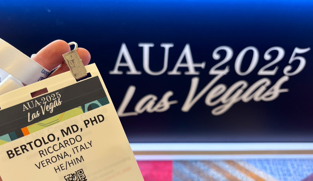 RicBertolo's tweet image. Ready for the @AmerUrological #AUA25 annual meeting in Las Vegas ๐บ๐ธ
Funny how I traveled so many kilometers and Iโm still seeing Venice! ๐