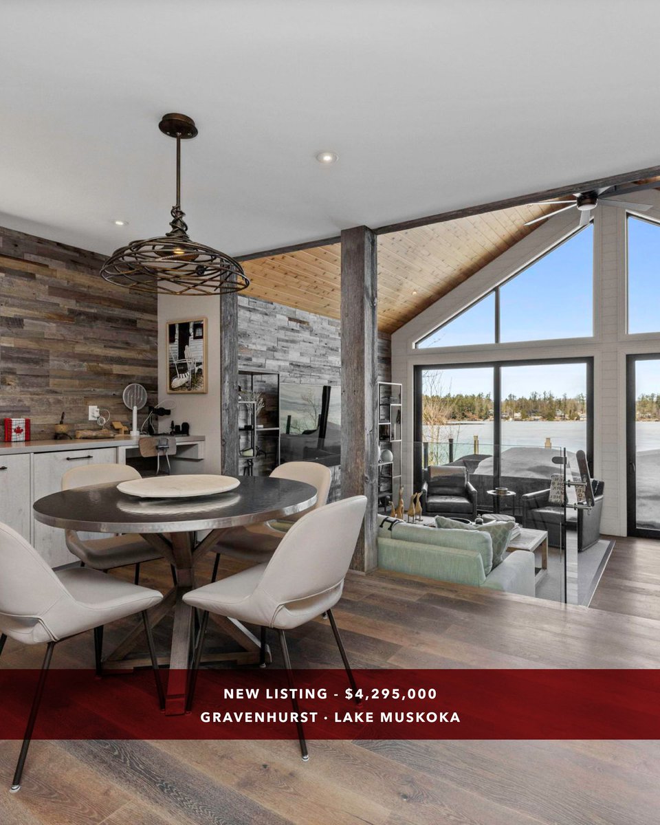clarkemuskoka's tweet image. NEW LISTING: 305 Wapaska Crescent, Gravenhurst
$4,295,000

Lake Muskoka / 3,602 sq ft / 1.036 Acres / Northeast Exposure / 80' Frontage / 5 Beds / 5 Baths 

mymuskokacottages.com/listings/205-w…
.
.
.

#Cottages #PropertyListing #LuxuryCottage #Muskoka #Gravenhurst #LakeMuskoka #JustListedHome