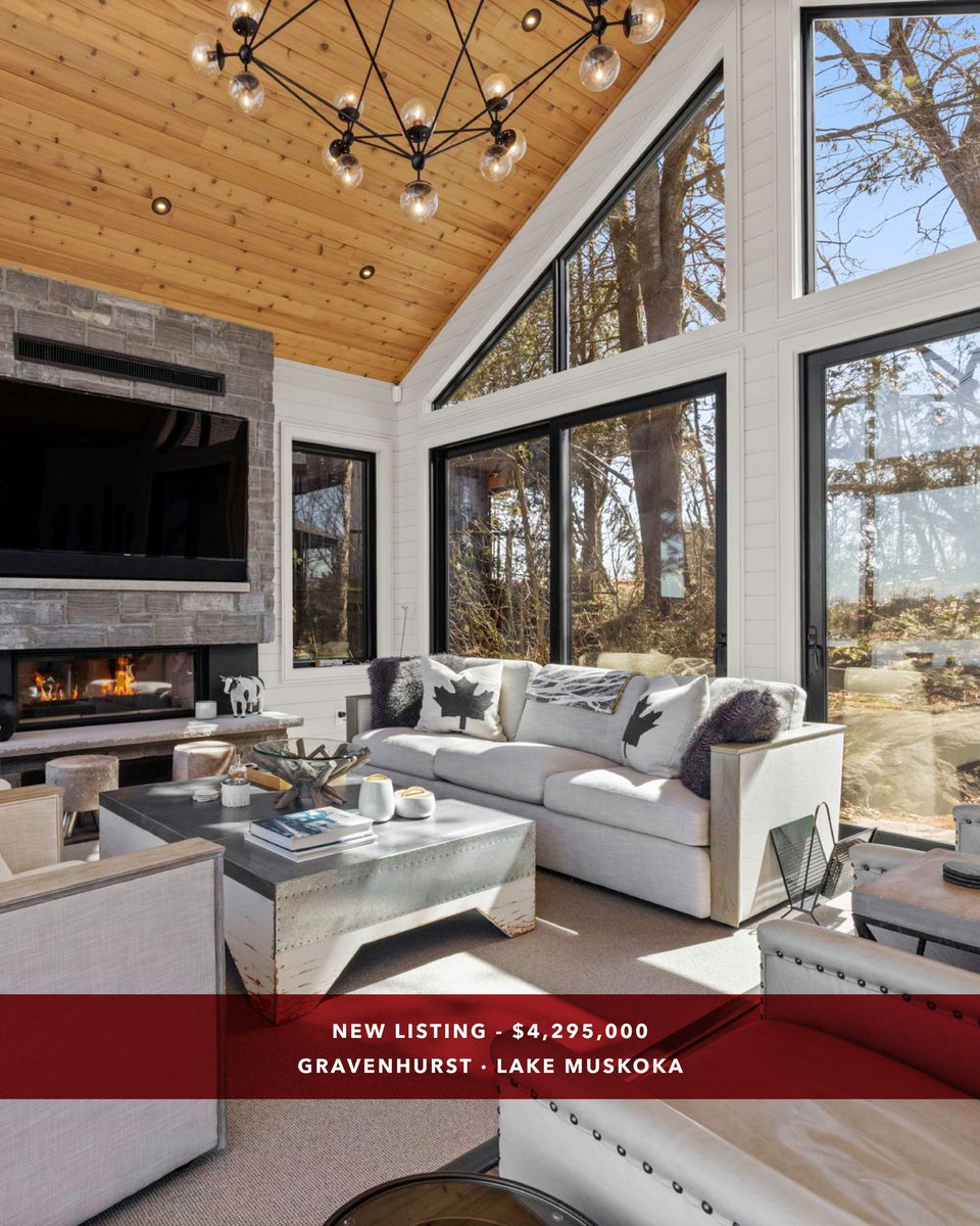 clarkemuskoka's tweet image. NEW LISTING: 305 Wapaska Crescent, Gravenhurst
$4,295,000

Lake Muskoka / 3,602 sq ft / 1.036 Acres / Northeast Exposure / 80' Frontage / 5 Beds / 5 Baths 

mymuskokacottages.com/listings/205-w…
.
.
.

#Cottages #PropertyListing #LuxuryCottage #Muskoka #Gravenhurst #LakeMuskoka #JustListedHome