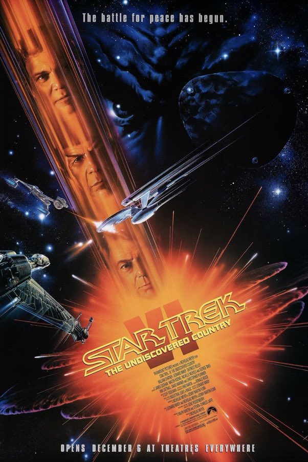 SaveRedlandLibr's tweet photo. #StarTrek films🎥 TODAY on #GreatMovies
4:20pm “Star Trek V: The Final Frontier” (1989) directed by #WilliamShatner & written by #DavidLoughery
6:40pm “Star Trek VI: The Undiscovered Country” (1991)
directed by #NicholasMeyer & co-written with #DennyMartinFlinn https://t.co/mDWljwgrLj