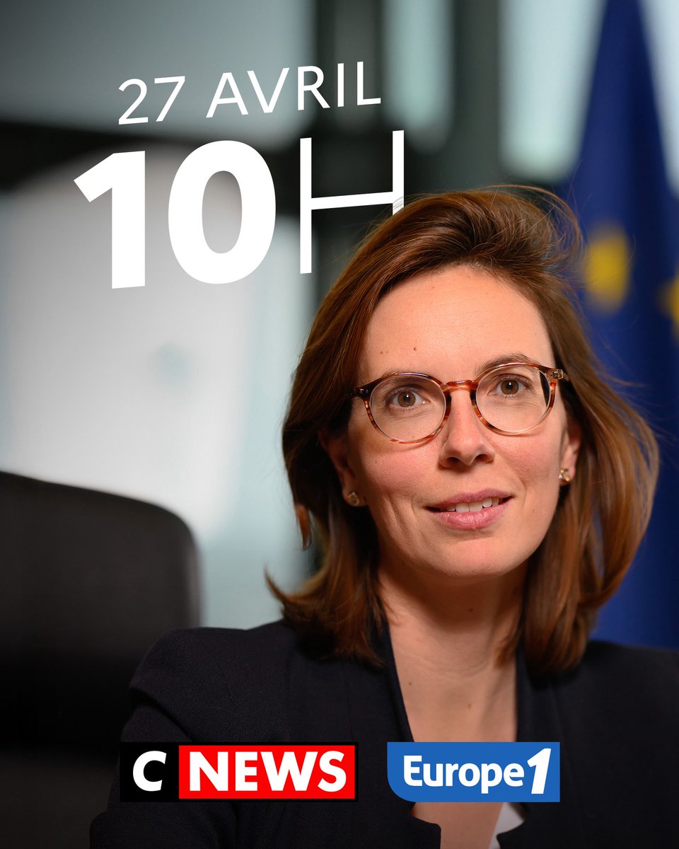 Je serai demain à 10h00 l’invitée du Grand Rendez-vous sur <a href="/CNEWS/">CNEWS</a> et <a href="/Europe1/">Europe 1</a> !