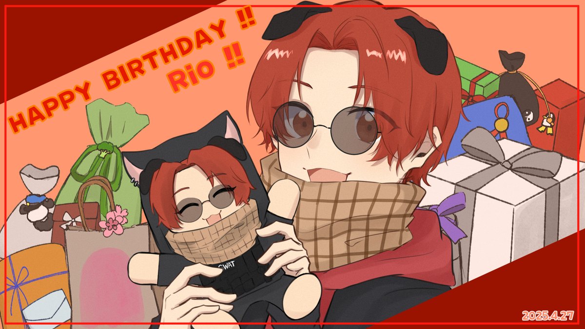 犬上リオ #犬リオアート お誕生日おめでとうございます！！！！！