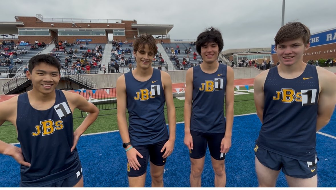 MileSplit Southwest (@milesplitsw) on Twitter photo The Boys 4x8 was hot on a cool day at Ladue. Class 3 and 4 #1 marks from Burroughs and Webster Groves, both go sub-8:00!
<a href="/JBSAthletics/">JBS Athletics</a> <a href="/wghstf/">WG Boys Track & Field</a> The Boys 4x8 was hot on a cool day at Ladue. Class 3 and 4 #1 marks from Burroughs and Webster Groves, both go sub-8:00!
<a href="/JBSAthletics/">JBS Athletics</a> <a href="/wghstf/">WG Boys Track & Field</a>