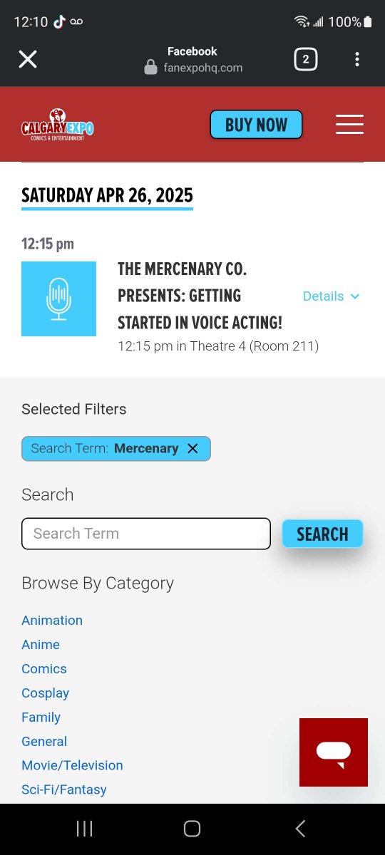 Hey everyone, we'll be doing our panel on how to get started in Voice Acting at <a href="/Calgaryexpo/">CALGARY EXPO</a> at 12:15 today. Looking forward to seeing everyone wanting to learn more about the industry!

#voiceacting 
#voiceactor
