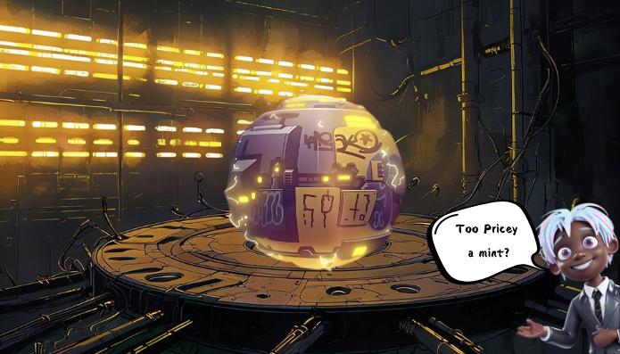 The <a href="/the77bit/">77-Bit</a> team &amp; <a href="/0xfanfaron/">fanfaron 🟡</a> want you to buy a $400 NFT that you can't sell.

With a 5000 supply, its high priced, especially for the market situation.

Are they building something new or are they just nuts?

Here's all you need to know about the Quantum Core NFT 🔽
🧵
(1/9)